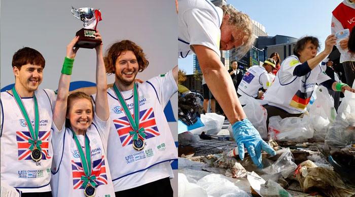Whole lot of crap: Britain win inaugural litter-picking World Cup in Japan