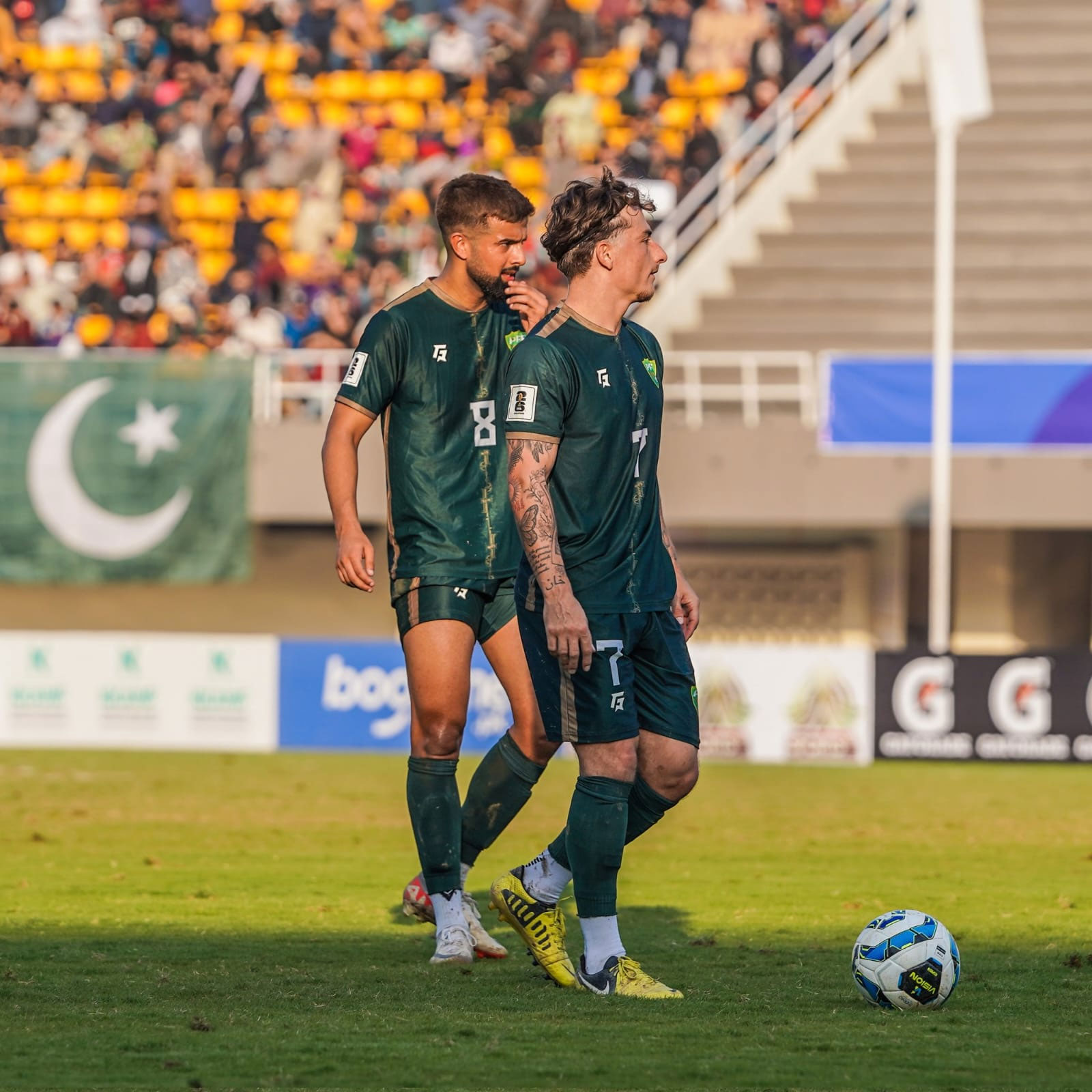 Otis and Rahis Nabi from Tajikistan clash in Islamabad. — X/@GymArmourPK