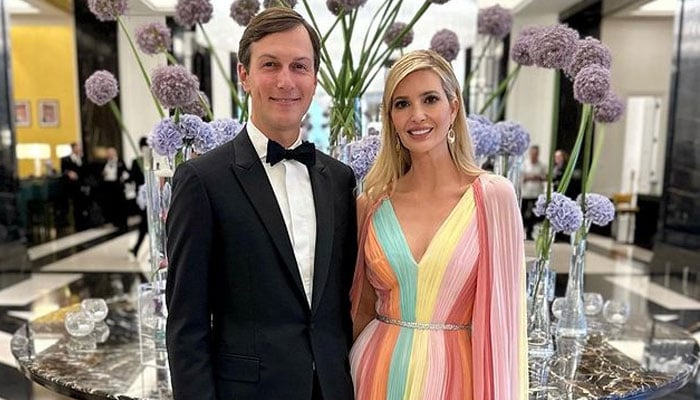 Ivanka Trump poses with her husband, Jared Kushner. — Instagram/@ivankatrump