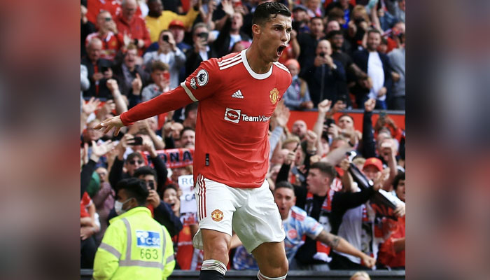 Cristiano Ronaldo performs his siu celebration in this undated photo. — X/@TimelineCR7