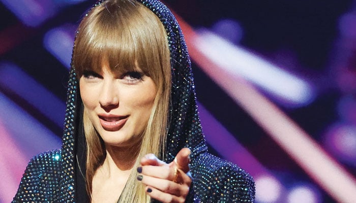 Taylor Swift appears at the iHeartRadio Music Awards in Los Angeles, earlier this year.—Reuters