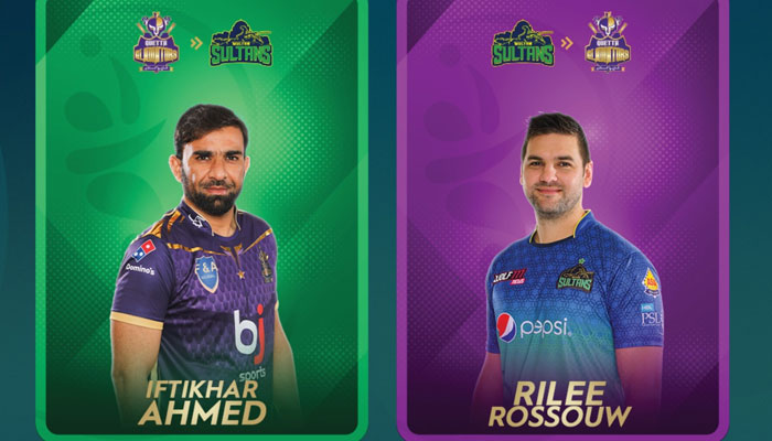 Quetta Gladiators have traded Iftikhar Ahmed in replacement of Rilee Rossouw from the Multan Sultans. — PSL