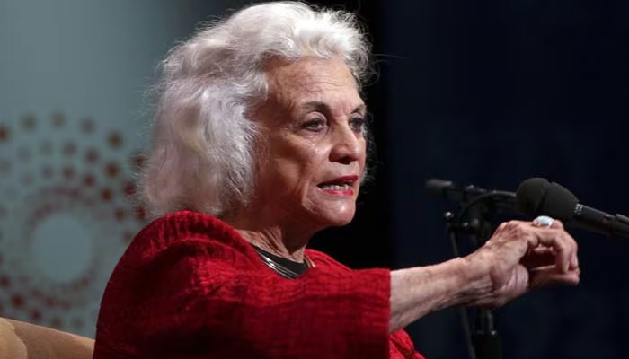 US Supreme Court Justice Sandra Day OConnor speaks during an interview with Reuters Editor-in-Chief Stephen Adler at the 92nd Street Y in New York on March 15, 2012.—Reuters