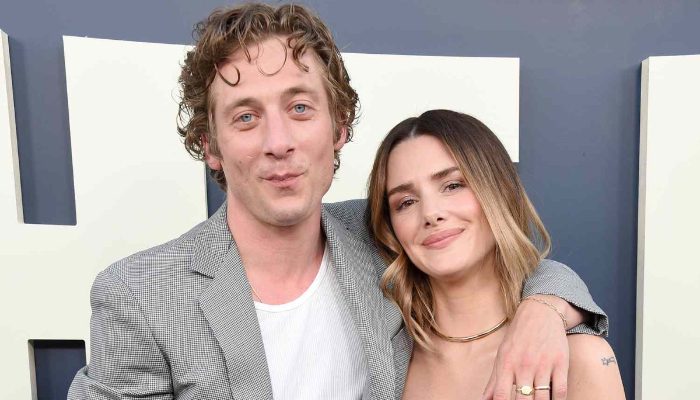 Jeremy Allen White shares a hug with ex Addison Timlin amid Rosalia romance.