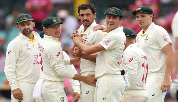 Australias Test cricket team. — AFP/File