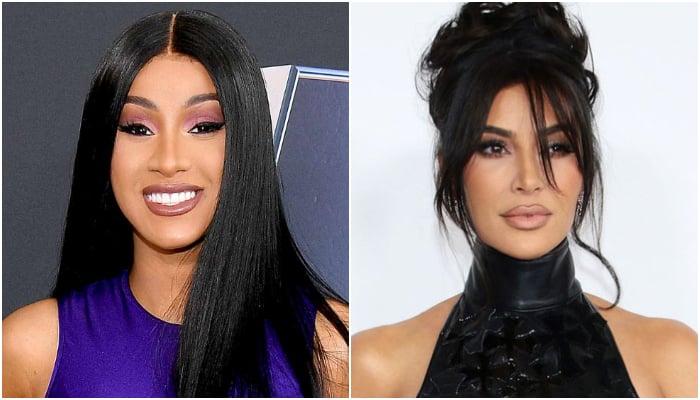Cardi B strutted down the runway leaving viewers, including Kim Kardashian mesmerized