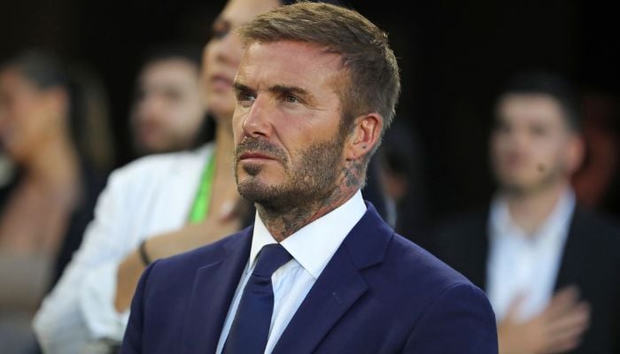 Picture David Beckham claims Beckham has reopened his wound