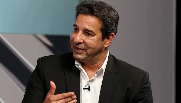 Former Pakistan skipper Wasim Akram speaks during an interview — ICC/File