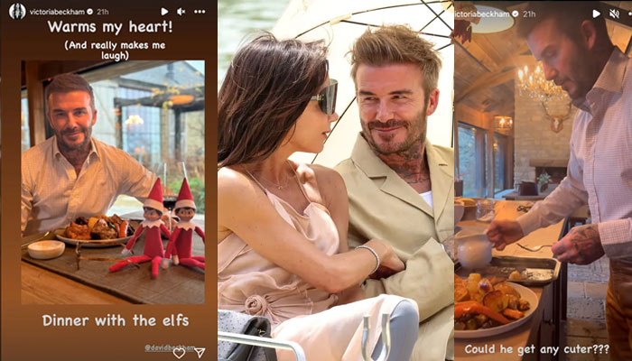 Screengrabs of Victoria Beckhams Instagram story.—Instagram@VictoriaBeckham