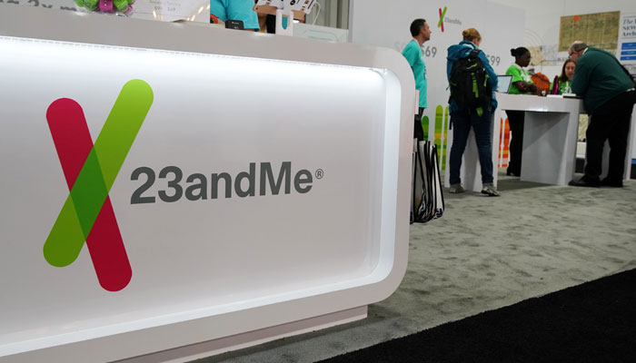 Attendees visit the 23andMe booth at the RootsTech annual genealogical event in Salt Lake City, Utah, U.S., February 28, 2019. —Reuters