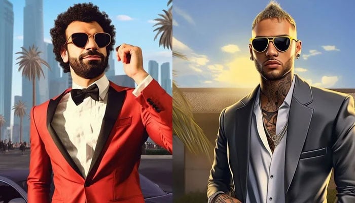GTA VI craze: Football fans create Salah, Neymar Jr and other football stars GTA characters
