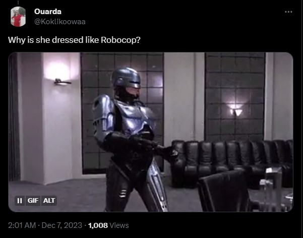 Jennifer Lopez dressed like a robot at the award show?
