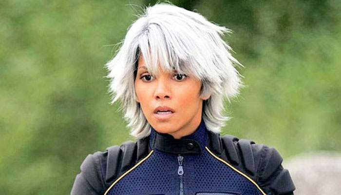 Halle Berry spoke fondly of her time playing Storm in the X-Men movies and teased fans about an upcoming project with Angelina Jolie
