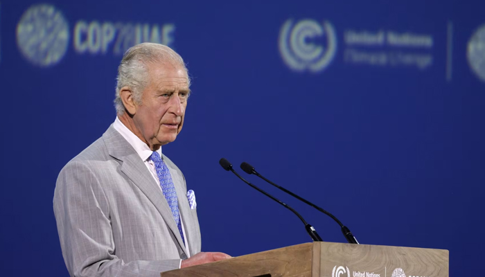 Britains King Charles speaks at the World Climate Action Summit during the United Nations Climate Change Conference (COP28) in Dubai, United Arab Emirates, December 1, 2023. — Reuters