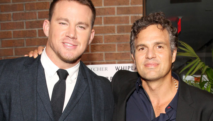 Mark Ruffalo and Channing Tatum were accompanied by Steve Carell on the set of Foxcatcher