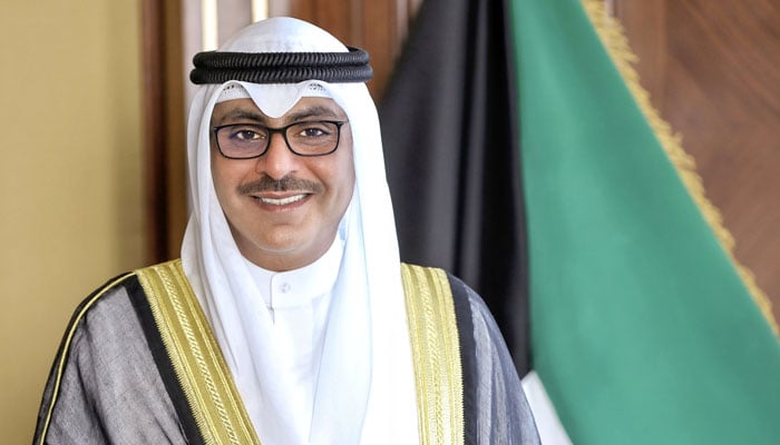 Sheikh Mishal Al-Ahmad Al-Jaber Al-Sabah of Kuwait gestures during a political gathering. — AFP/File