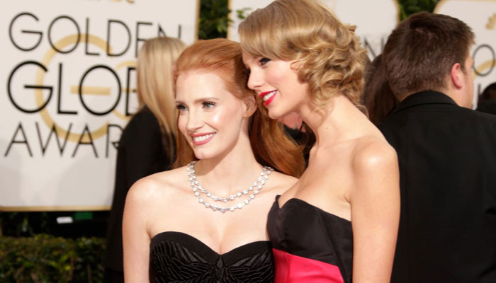 Taylor Swift makes Jessica Chastain forget about her ex?