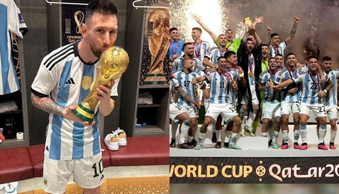 Lionel Messi reflects on the first anniversary of Argentinas World Cup triumph. — Instagram@LionelMessi