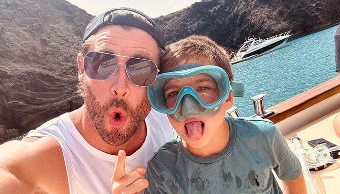Chris Hemsworth approves sons controversial behaviour