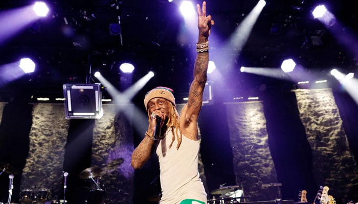 Lil Wayne on Stage at a Concert in 2025