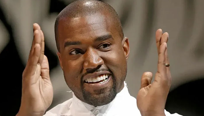 Kanye West plays crazy for the camera?