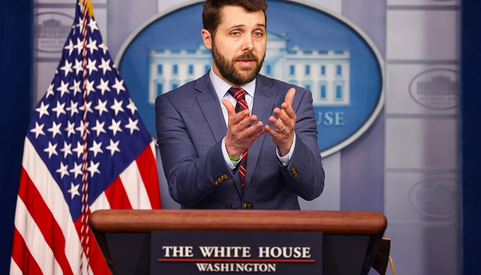 US National Economic Council Director Brian Deese addresses reporters at the top of the daily press briefing at the White House in Washington, U.S., April 26, 2021. — Reuters
