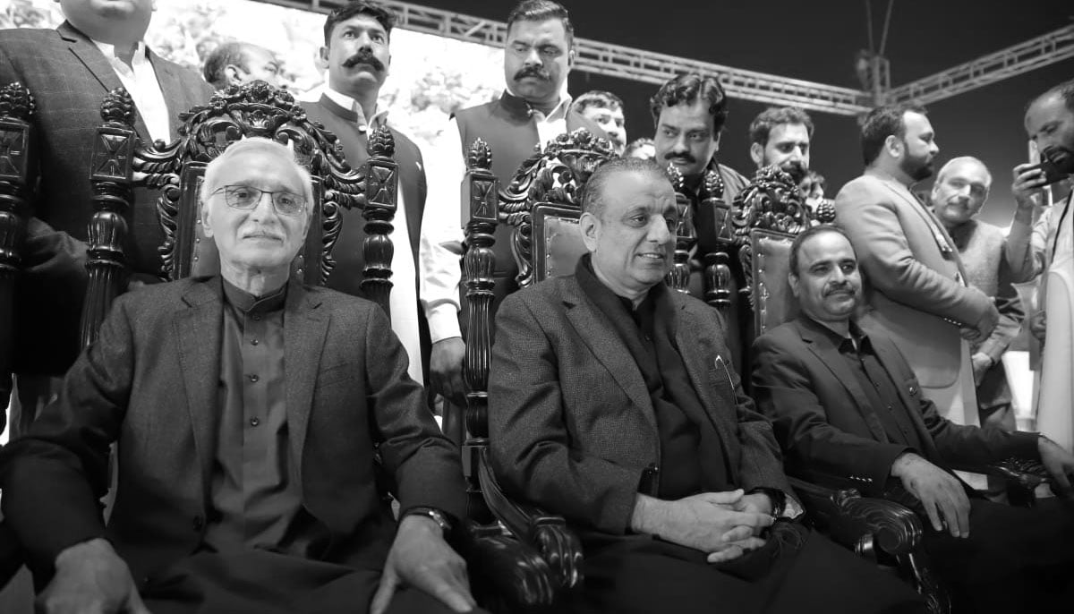 Istehkam-e-Paksitan Partys (IPP) patron-in-chief Jahangir Khan Tareen (left) and President Abdul Aleem Khan. — X/@istehkamPK