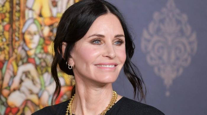 Courtney Cox reunites with childhood friend on Christmas