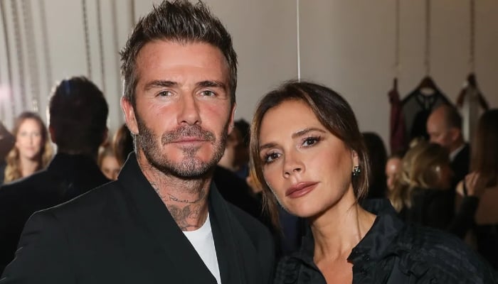 Photo Victoria Beckham all hearts for husband David Beckham amid holidays