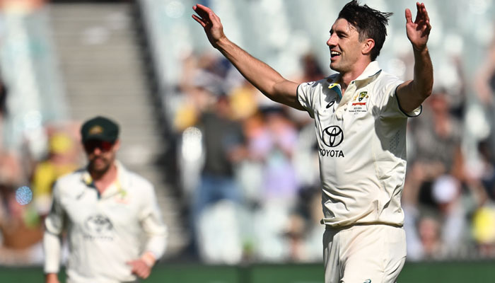 Australia’s captain Pat Cummins took the important wickets of Cummins took the crucial wickets of Abdullah Shafique and Babar Azam on day two of the second Test against Pakistan. — EPA