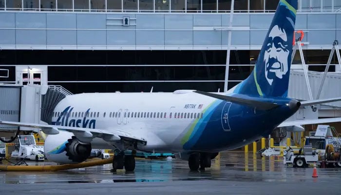 Alaska Airlines grounded its 737 MAX 9 planes after part of a fuselage blew off during a flight from Portland Oregon to Ontario, California.—AFP/file