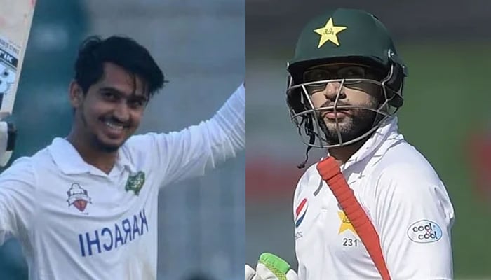 Pakistan’ players Saim Ayub (left) and Imam-ul-Haq. — AFP/PCB/File