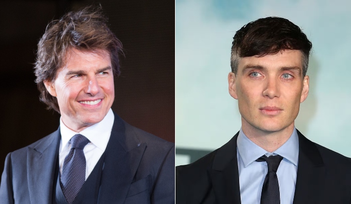 Photo: Cillian Murphy takes the same position as Tom Cruise in Hollywood