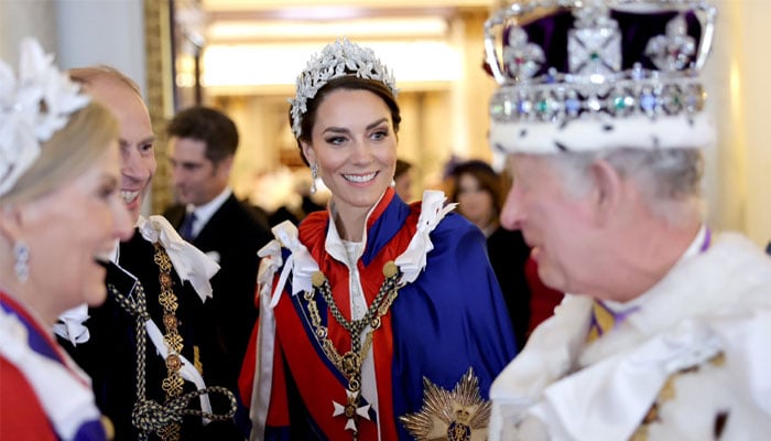 Royal family shares Kate Middletons stunning photo with King Charles to mark her 42nd birthday