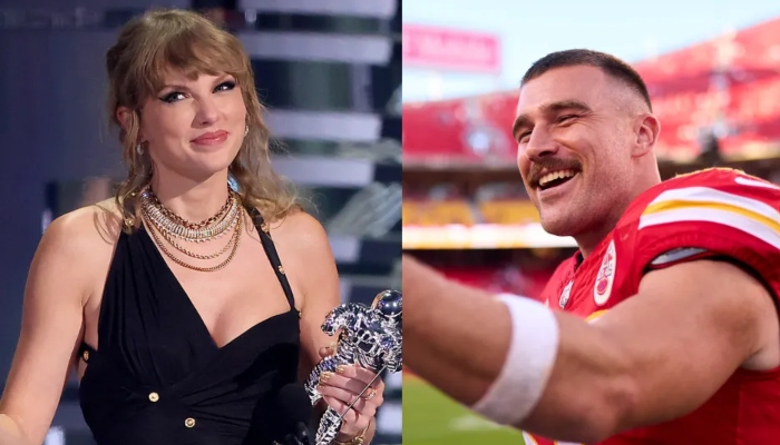 Photo: Taylor Swift’s beau Travis Kelce meets Valentine’s pressure