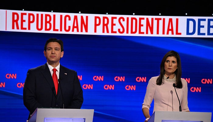 Presidential candidates Nikki Haley and Ron DeSantis come in a face-off — CNN