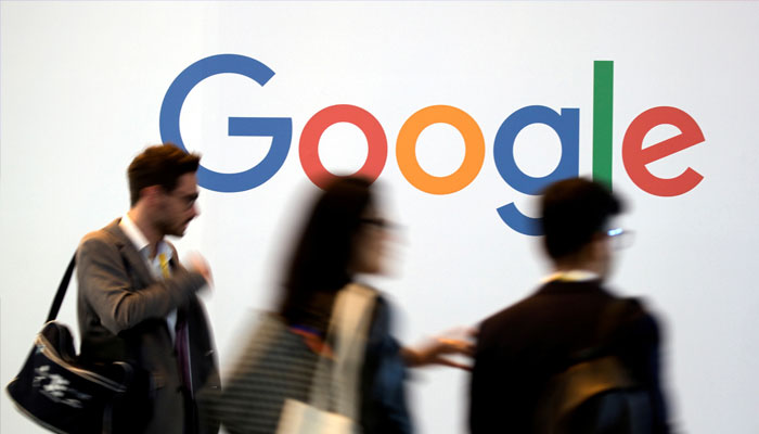 The logo of Google is pictured during the Viva Tech start-up and technology summit in Paris, France, May 25, 2018. —Reuters