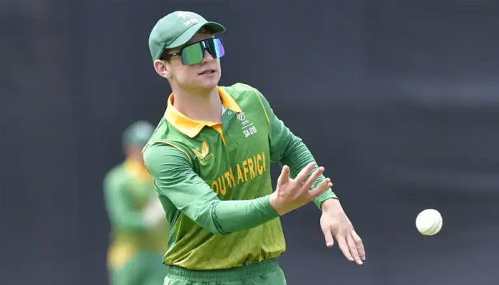 South Africas U19 cricket team captain David Teeger.—ESPNCricinfo