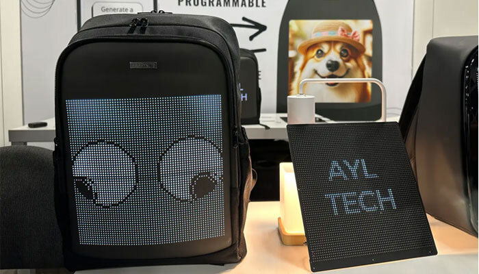 Image shows LED backpacks. — Gizmodo/File