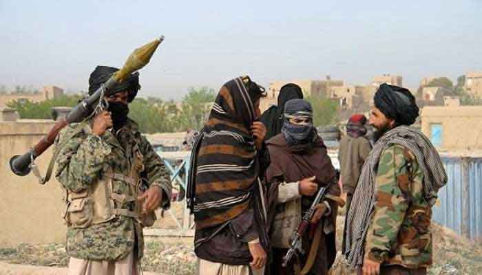 An undated Reuters picture showing TTP militants.