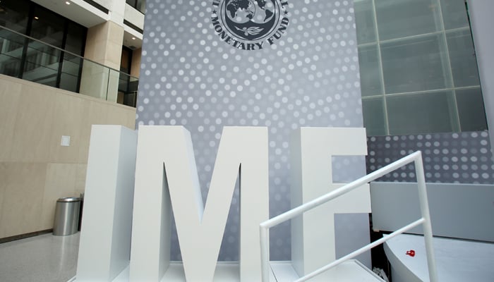 International Monetary Fund logo is seen inside the headquarters at the end of the IMF/World Bank annual meetings in Washington, US, October 9, 2016. — Reuters