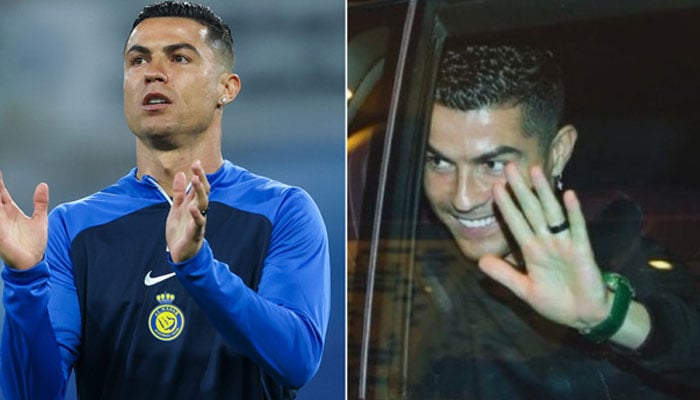 Ronaldo caused curiosity when wearing the Oura ring.—BongdaPlus