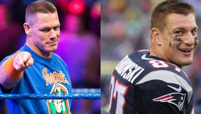 John Cena doubts rob Gronkowskis Super Bowl Kick, but believes he could nail it.—Slicewrestling