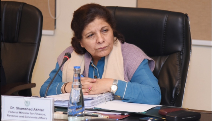 Caretaker Minister for Finance Dr Shamshad Akhtar. —APP/ File