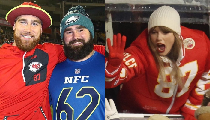 Jason Kelces bold touchdown celebration shocks Taylor Swift