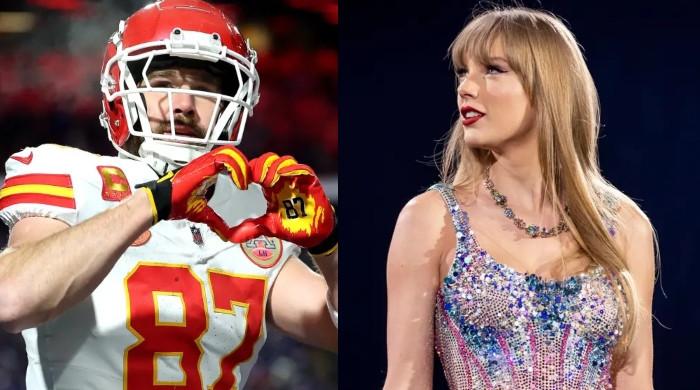 Travis Kelce dedykuje przyłożenie piłkarskie Taylor Swift