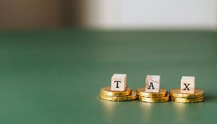 A representational image of dice reading TAX placed on gold-coloured coins. — Pexels