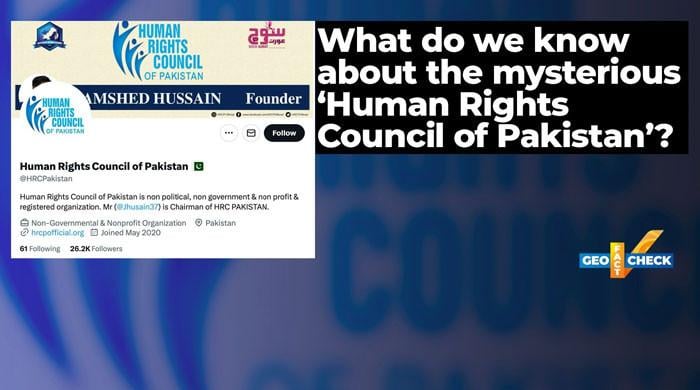 What do we know about the mysterious 'Human Rights Council of Pakistan'?