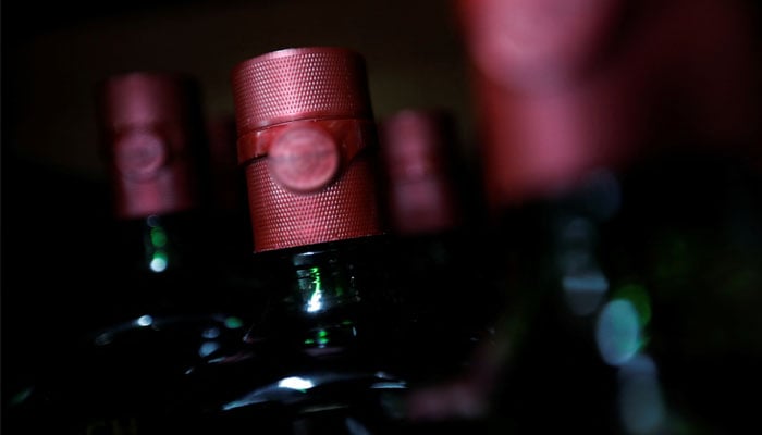 Bottles of Buchanans whisky are on display at a liquor store that sells whiskies and other spirits distributed by Diageo, in Mexico City, Mexico, December 7, 2023. —Reuters