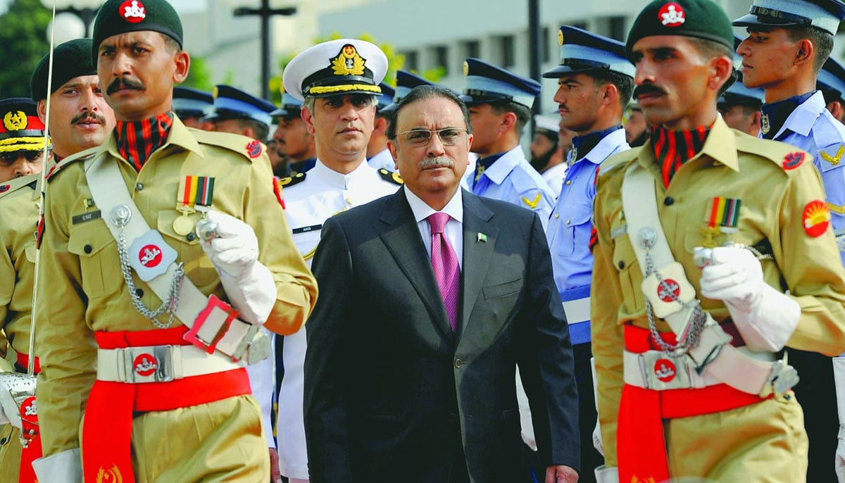 Asif Zardari completed his presidential term and left with due decorum. Like his predecessor Pervez Musharraf, he was a president who called the shots – all the shots – in a parliamentary dispensation. — AFP